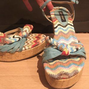 Beautiful wedged sandals